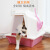 カバ式Lサズかわいい猫砂钵の大きなサズの猫トイレの脱臭防止の外に猫の粪钵のぺックルの猫用品のピンク