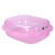 中恒猫砂盆特Lサズ猫トイレ二重の深さの猫砂盆Lサズ半閉塞猫糞鉢猫便器猫砂鉢ピンク