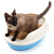 ハーンホーム猫のトイレ猫の便器猫の便器（色はランダムで送ります）超Lサズ68*48*27