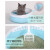 ハーンハット猫砂盆半閉塞型猫砂盆スペクター猫用品便器の便器の青いSサズ33.5*39.5*19 CM