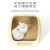 ビカ猫砂盆半閉塞式猫トリレ猫の糞猫鉢の尿鉢Sズズ猫の砂鉢の猫用品ミルクテ