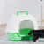 【スップ参】猫砂盆猫トゥレは全閉め切って、半閉め切って入式特Lセズの子供猫用の外跳ね猫の糞鉢の猫用品を掃除して、猫の糞を持ってきてから、シャベル式の緑色シャベル（50*41 cm）