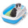 開け放し型の猫砂鉢（青）の大きいサイズ